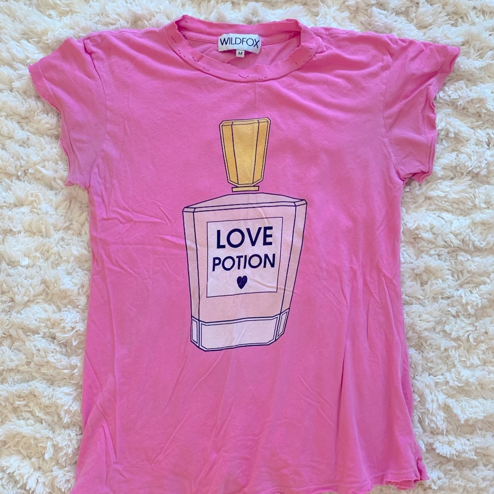 WILDFOX Pink Love Potion T-shirt